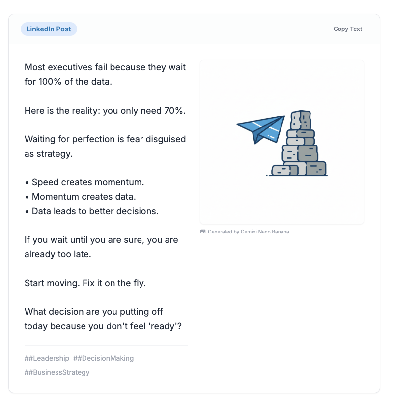 LinkedIn Post